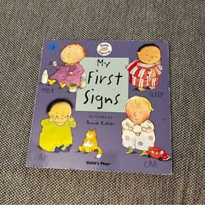 My first signs baby sign language book make an offer